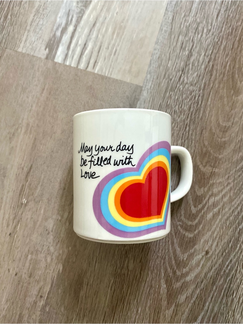 Vintage Retro 1984 Avon Exclusive "The Love Mug" Coffee Cup